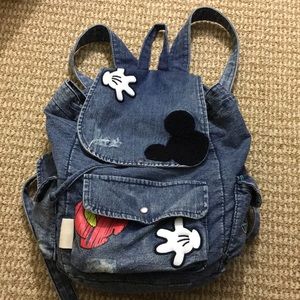 MICKEY MOUSE DENIM BACKPACK